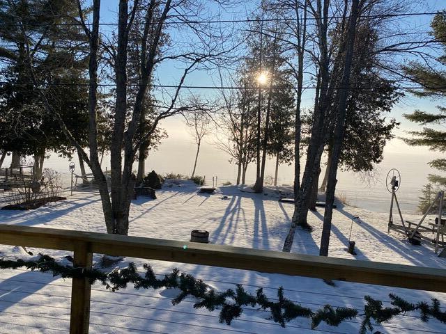 11 Beethoven Ln, Enfield, ME 04493 - view of yard at dusk