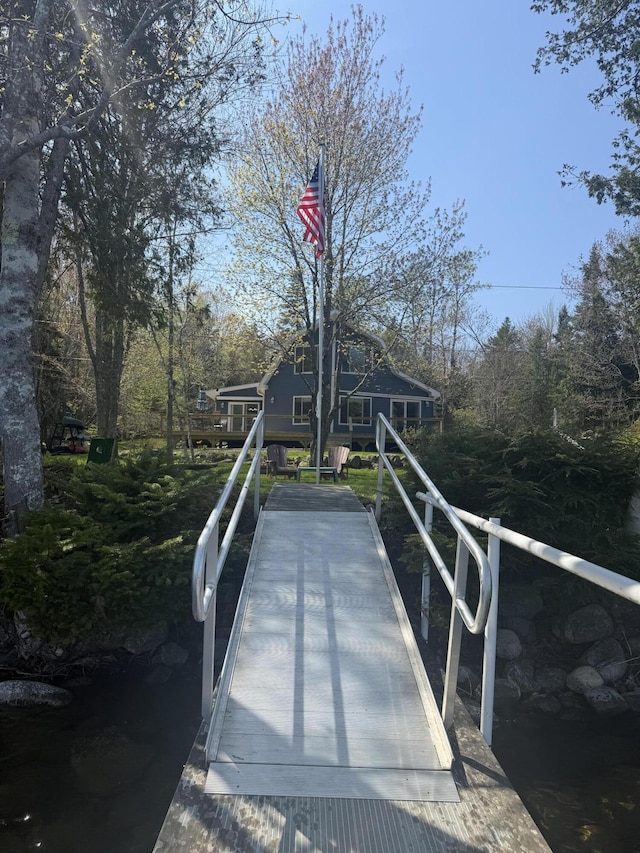 11 Beethoven Ln, Enfield, ME 04493 - view of dock