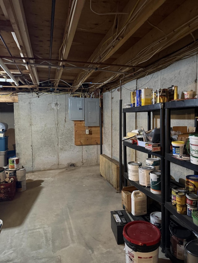 11 Beethoven Ln, Enfield, ME 04493 - unfinished below grade area featuring electric panel