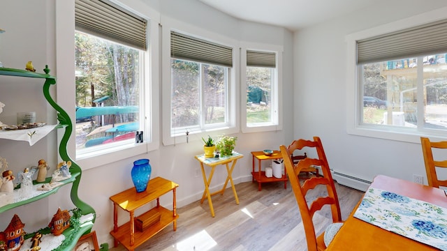 11 Beethoven Ln, Enfield, ME 04493 - sunroom featuring a baseboard radiator