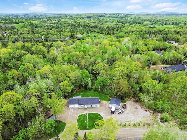 38 Deer Ridge Ln, Windsor, ME 04363 - bird's eye view of a forest