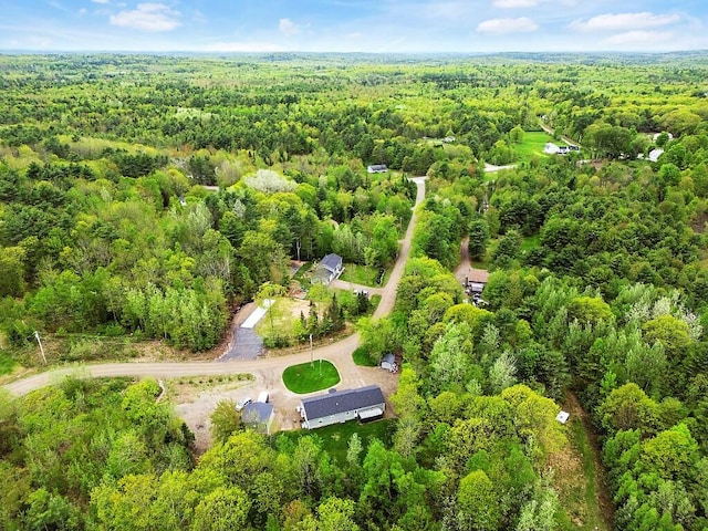 38 Deer Ridge Ln, Windsor, ME 04363 - aerial view of property's location featuring a forest
