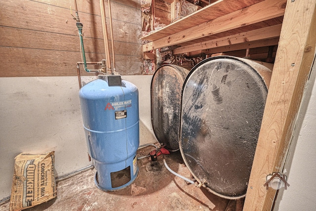 5 Skyline Dr, Chelsea, ME 04330 - utilities with oil tank