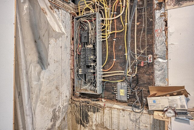5 Skyline Dr, Chelsea, ME 04330 - utility room featuring electric panel