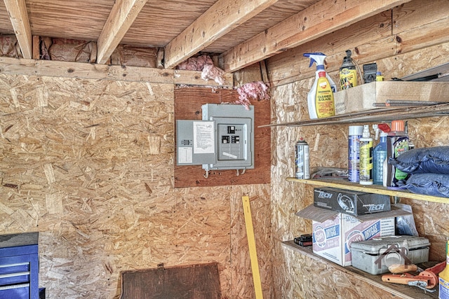 5 Skyline Dr, Chelsea, ME 04330 - detailed view of electric panel
