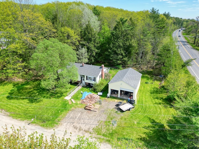 5 Skyline Dr, Chelsea, ME 04330 - view of subject property featuring a forest