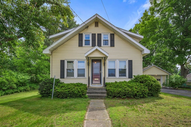 148 Water St, Randolph, ME 04346 - bungalow-style home with a front yard