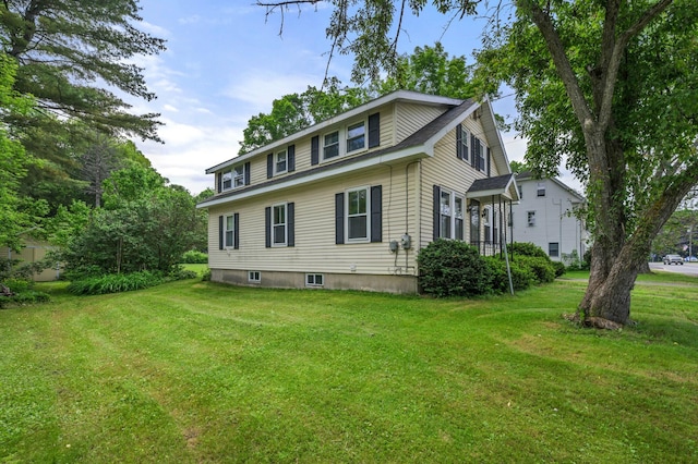 148 Water St, Randolph, ME 04346 - view of home's exterior with a lawn