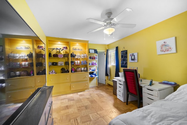 42 Sugarloaf Ln, Bangor, ME 04401 - bedroom with a ceiling fan