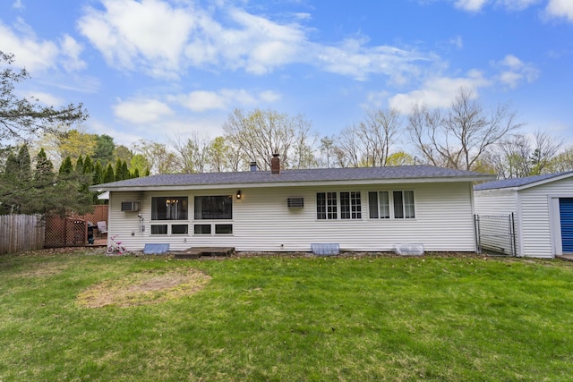 42 Sugarloaf Ln, Bangor, ME 04401 - back of house featuring a chimney