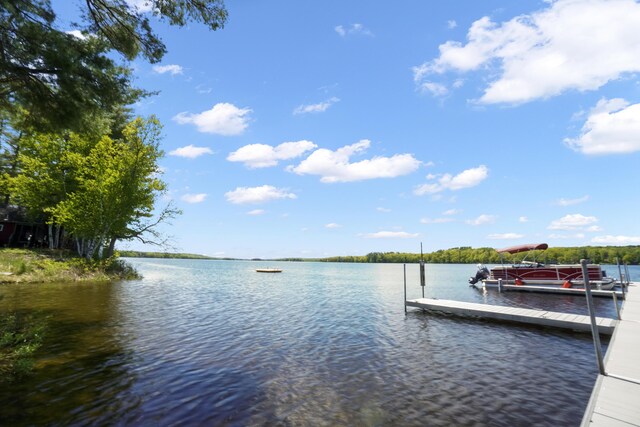 1270 Lakeview Dr Unit 11, China, ME 04358 - dock with a water view