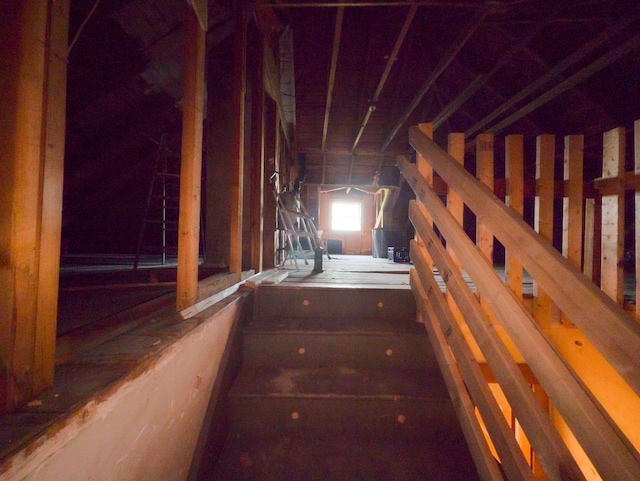 view of stairs