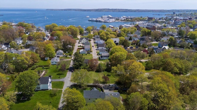 34 Admonten Ave, Rockland, ME 04841 - view of property location with a large body of water and nearby suburban area