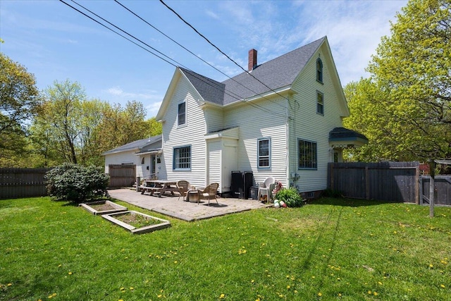 34 Admonten Ave, Rockland, ME 04841 - back of house with a patio and a chimney