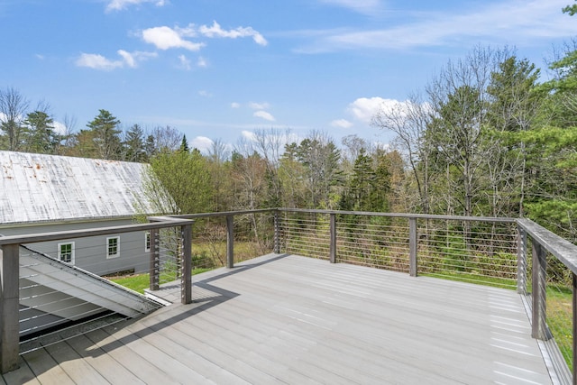 246 Coombs Rd, Brunswick, ME 04011 - view of wooden deck