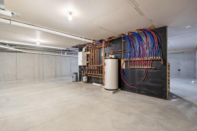 246 Coombs Rd, Brunswick, ME 04011 - unfinished below grade area featuring water heater