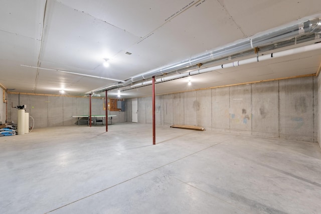 246 Coombs Rd, Brunswick, ME 04011 - below grade area featuring water heater and electric panel