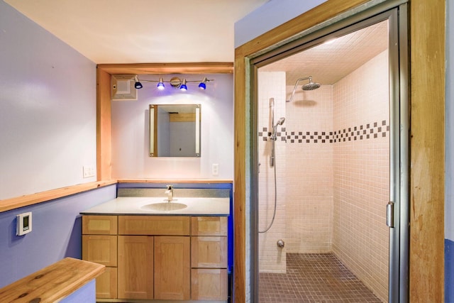 40 Birch Way, Stetson, ME 04488 - bathroom featuring a stall shower and vanity