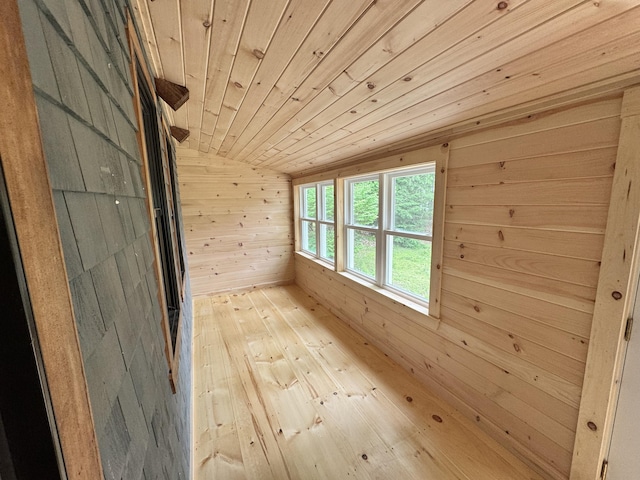 40 Birch Way, Stetson, ME 04488 - sauna / steam room with wood walls, wood ceiling, and wood-type flooring