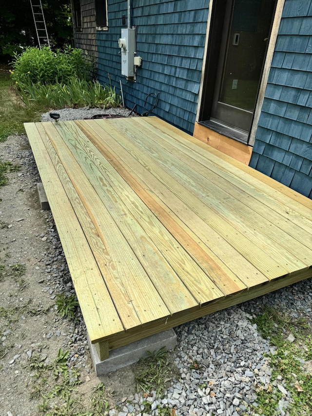 40 Birch Way, Stetson, ME 04488 - view of wooden terrace