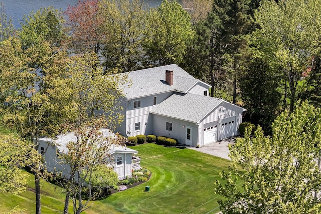 117 Pinkhams Cove Rd, Belgrade, ME 04917 - view from above of property