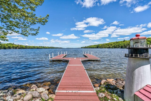 117 Pinkhams Cove Rd, Belgrade, ME 04917 - dock area with a water view