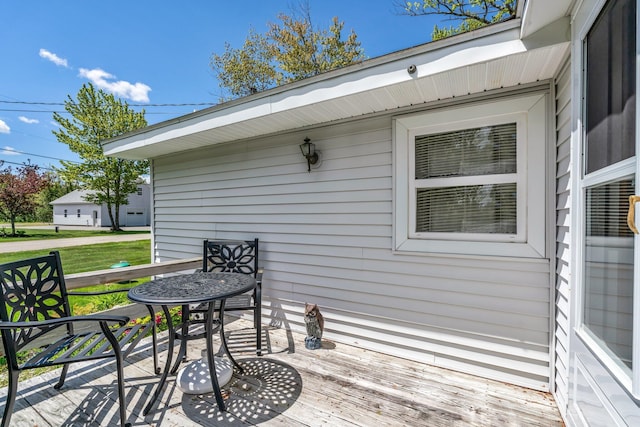 117 Pinkhams Cove Rd, Belgrade, ME 04917 - view of wooden terrace