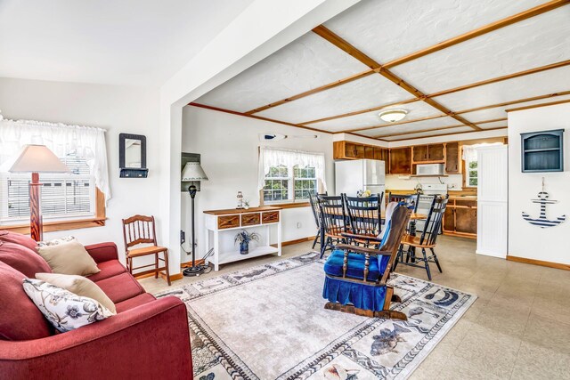117 Pinkhams Cove Rd, Belgrade, ME 04917 - living room featuring baseboards