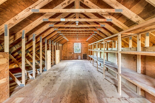 117 Pinkhams Cove Rd, Belgrade, ME 04917 - view of unfinished attic