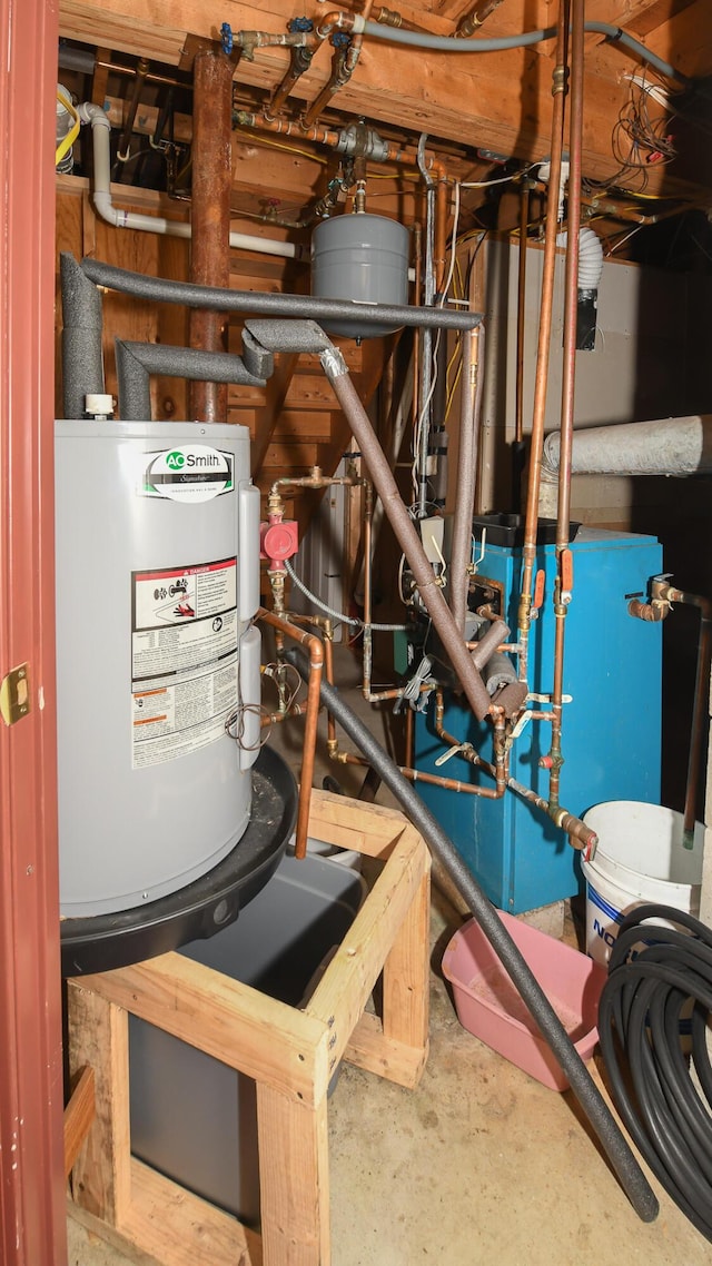 19 Pine Acres Dr, Cornish, ME 04020 - utilities featuring electric water heater and a heating unit