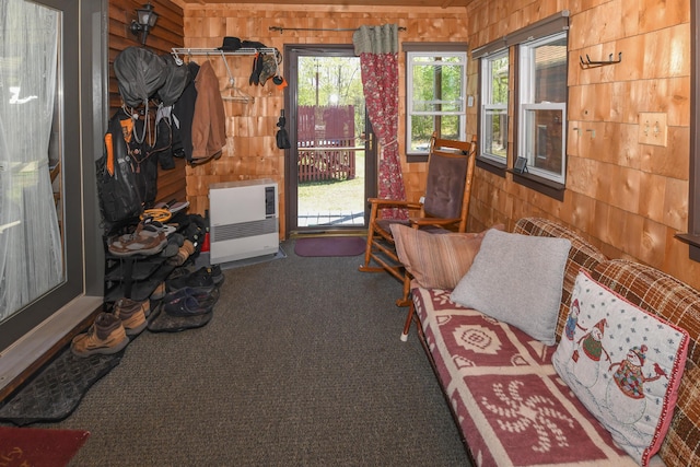 19 Pine Acres Dr, Cornish, ME 04020 - sunroom featuring heating unit