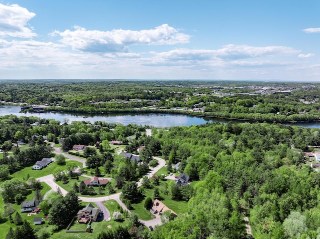 28 Meadow Ln, Brewer, ME 04412 - aerial view of a nearby body of water and a forest