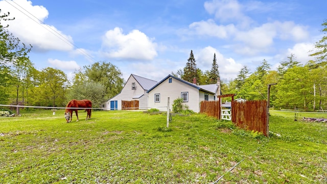 76 School St, Baldwin, ME 04024 - view of yard