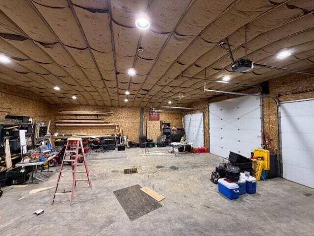 1027 Gardner Creek Rd, Wade, ME 04786 - garage with a garage door opener