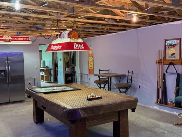 1027 Gardner Creek Rd, Wade, ME 04786 - rec room featuring billiards