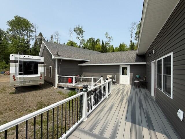 1027 Gardner Creek Rd, Wade, ME 04786 - view of deck