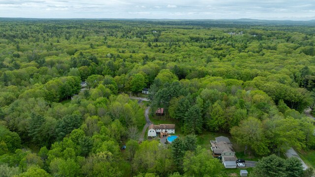 74 Spear Rd, Standish, ME 04084 - view of property location featuring a heavily wooded area