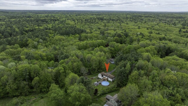 74 Spear Rd, Standish, ME 04084 - aerial view of property and surrounding area featuring a forest