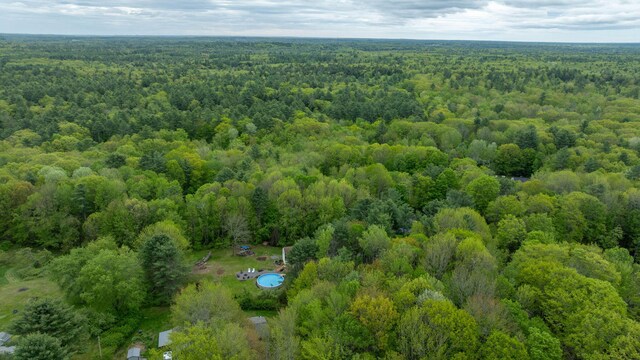 74 Spear Rd, Standish, ME 04084 - bird's eye view of a heavily wooded area