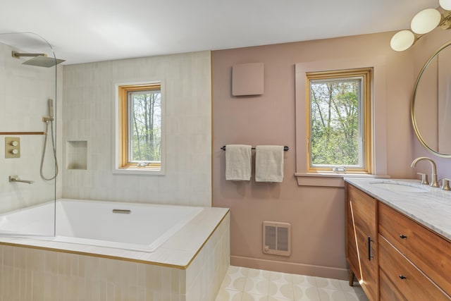 121 Heal Rd, Lincolnville, ME 04849 - bathroom featuring vanity and baseboards