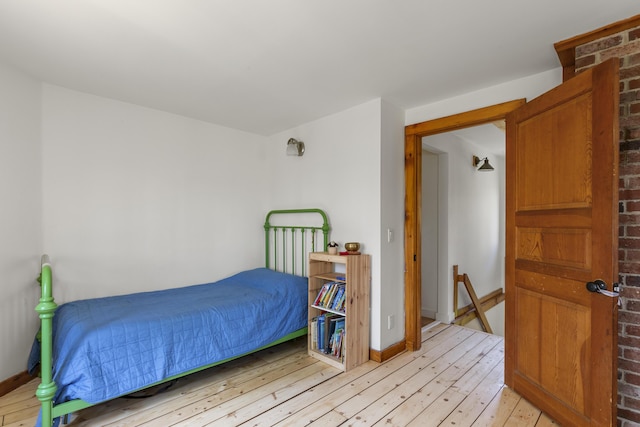 121 Heal Rd, Lincolnville, ME 04849 - bedroom featuring light wood-style flooring and baseboards