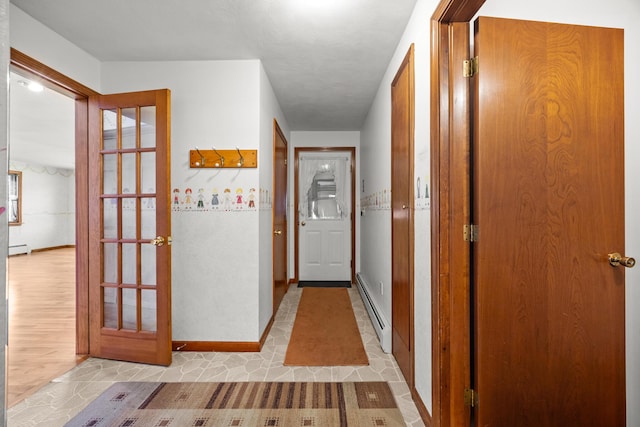 164 Dewitt Ave, Bangor, ME 04401 - hallway featuring baseboard heating and baseboards