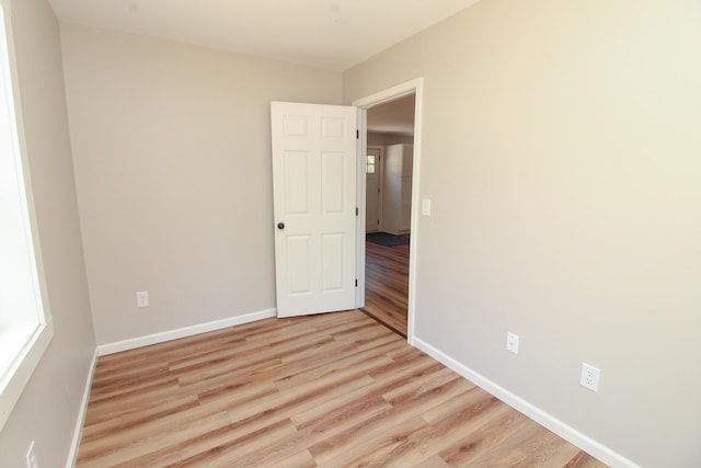 342 Spring Bridge Rd, Greenbush, ME 04418 - unfurnished room with light wood-style flooring and baseboards