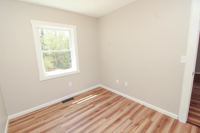 342 Spring Bridge Rd, Greenbush, ME 04418 - empty room featuring light wood-style floors and baseboards