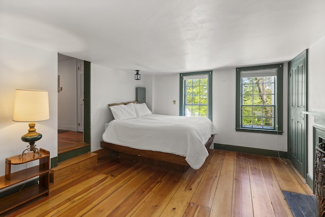42 Winthrop St, Hallowell, ME 04347 - bedroom featuring wood-type flooring and baseboards