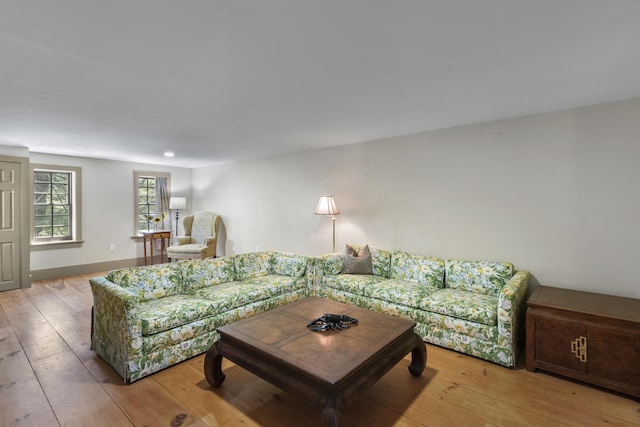 42 Winthrop St, Hallowell, ME 04347 - living area with light wood-style floors