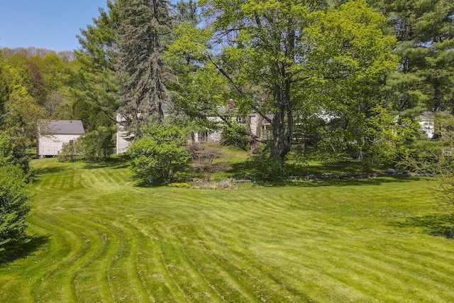 42 Winthrop St, Hallowell, ME 04347 - view of grassy yard