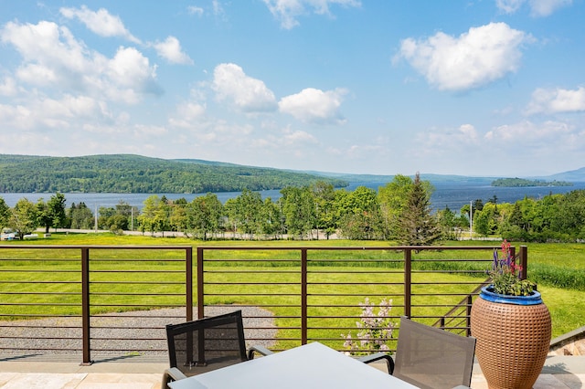 39 Kendall Farm Trl, Rangeley, ME 04970 - mountain view with a large body of water