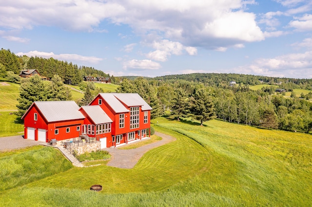 39 Kendall Farm Trl, Rangeley, ME 04970 - view from above of property featuring a forest