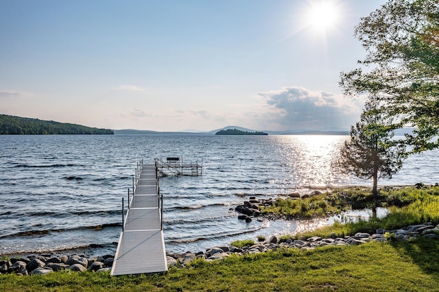 39 Kendall Farm Trl, Rangeley, ME 04970 - dock with a water view